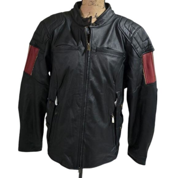 Harley Davidson 120th Anniversary Nostalgia Triple Vent System Leather Jacket 2X - Picture 3 of 16